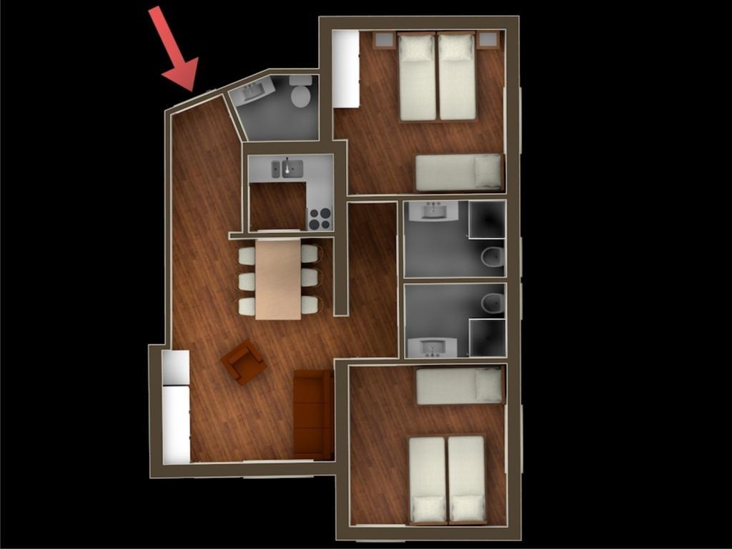 Appartement Alpin Sölden Værelse billede